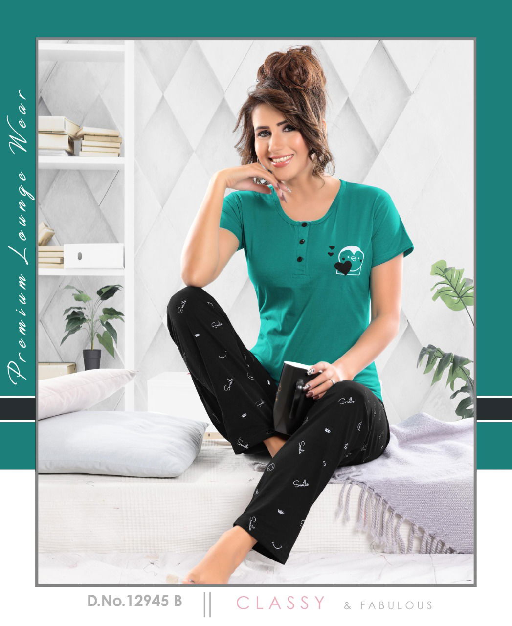 Night Wear Hosiery Cotton Wholesale Night Suits